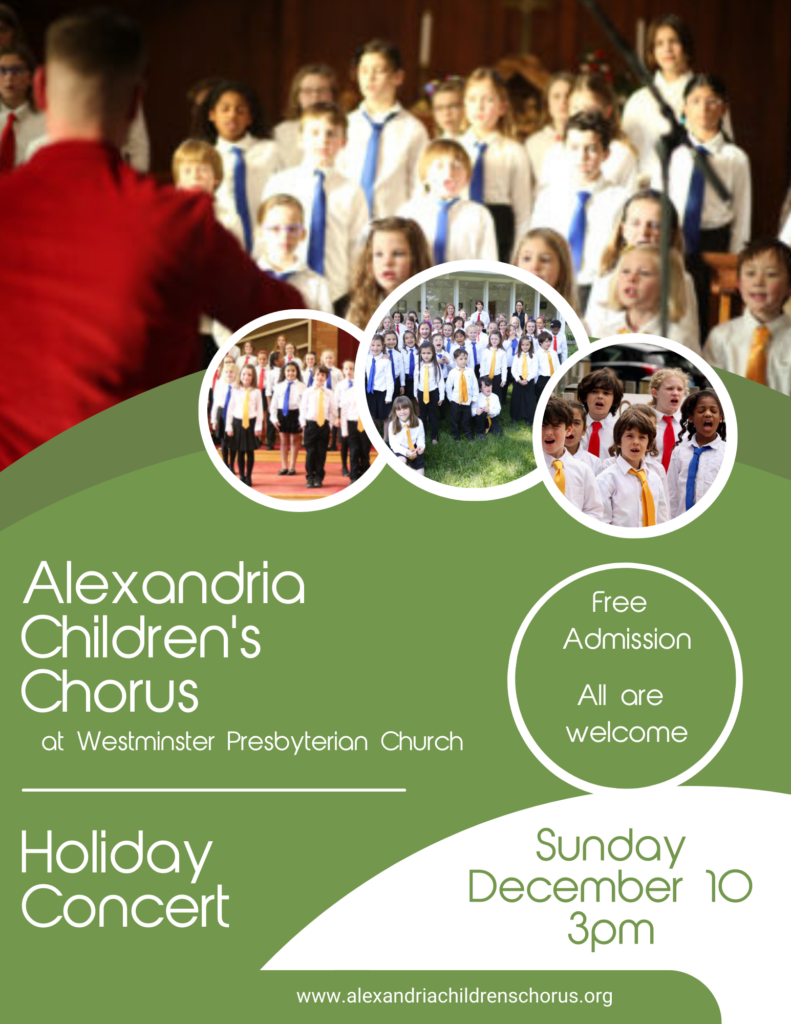 Holiday concert poster